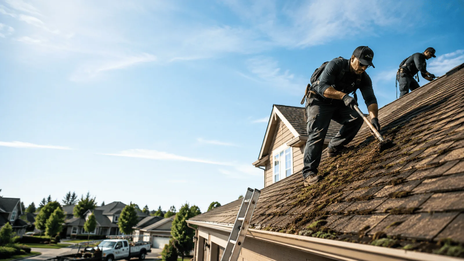 Roof Moss Removal in High Bridge, NJ near me